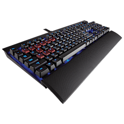 CORSAIR Gaming K70 Mechanical Gaming Keyboard — Blue LED — CHERRY® MX Red (EU)