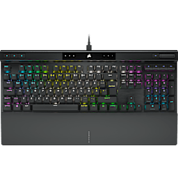 K70 RGB PRO Mechanical Gaming Keyboard with PBT DOUBLE SHOT PRO Keycaps — CHERRY® MX Red (DE)