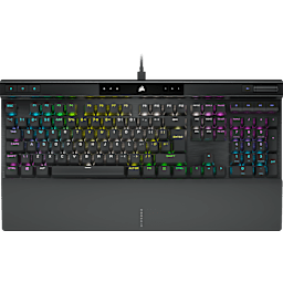 K70 RGB PRO Mechanical Gaming Keyboard with PBT DOUBLE SHOT PRO Keycaps — CHERRY® MX Red (UK)