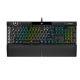 K100 RGB Mechanical Gaming Keyboard — CHERRY® MX Speed — Black (FR)