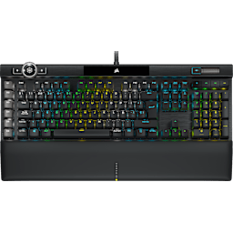 K100 RGB Optical-Mechanical Gaming Keyboard — CORSAIR OPX Switch — Black (ES)