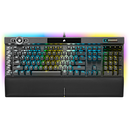 K100 RGB Optical-Mechanical Gaming Keyboard — CORSAIR OPX Switch — Black (KR2)