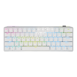 K70 PRO MINI WIRELESS 60% Mechanical CHERRY MX Red Switch Keyboard with RGB Backlighting - White