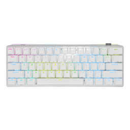 K70 PRO MINI WIRELESS 60% Mechanical CHERRY MX Speed Switch Keyboard with RGB Backlighting - White (CH)