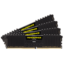 VENGEANCE® LPX 32GB (4 x 8GB) DDR4 DRAM 3200MHz C16 Memory Kit - Black