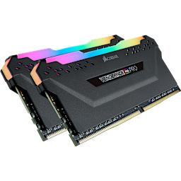 VENGEANCE® RGB PRO 16GB (2 x 8GB) DDR4 DRAM 4000MHz C16 Memory Kit — Black
