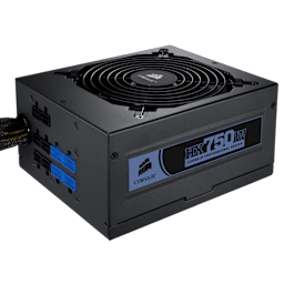 Professional Series™ HX750 — 80 PLUS® Silver Certified Modular Power Supply