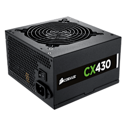 CX430 — 80 PLUS® Bronze Certified Power Supply (UK Plug)