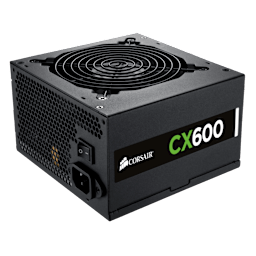 CX600 — 80 PLUS® Bronze Certified Power Supply