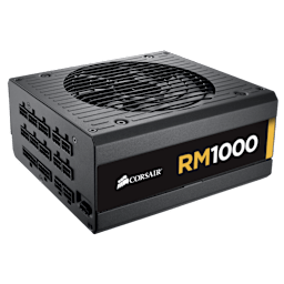 RM Series™ RM1000 — 1000 Watt 80 PLUS® Gold Certified Fully Modular PSU (JP Plug)