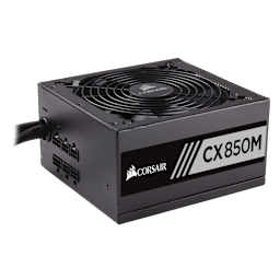 CX Series™ CX850M — 850 Watt 80 PLUS® Bronze Certified Modular ATX PSU