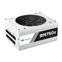 RMx White Series™ RM750x — 750 Watt 80 PLUS® Gold Certified Fully Modular PSU (JP)