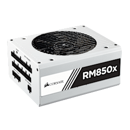 RMx White Series™ RM850x — 850 Watt 80 PLUS® Gold Certified Fully Modular PSU (TW)