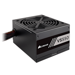 VS Series™ VS550 — 550 Watt 80 PLUS® White Certified PSU (JP)