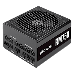 RM Series™ RM750 — 750 Watt 80 PLUS® Gold Certified Fully Modular PSU (AR)