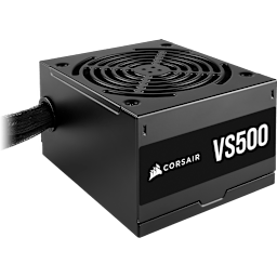 VS Series™ VS500 — 550 Watt 80 PLUS® Certified Non-Modular ATX PSU (EU)