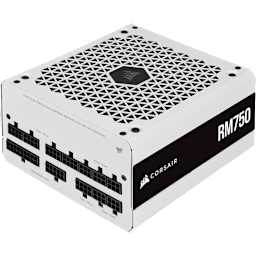RM White Series™ RM750 — 750 Watt 80 PLUS Gold Fully Modular ATX PSU