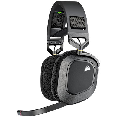 Corsair HS80 MAX ゲーミングヘッドセット HS80 MAX WIRELESS Gaming Headset, White