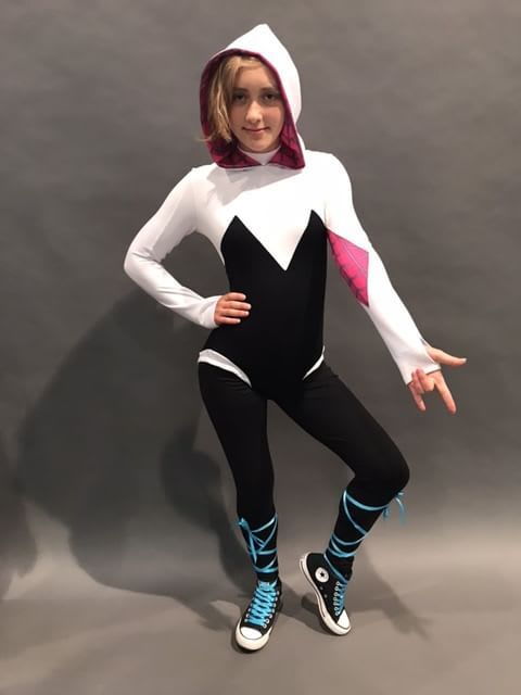 Spider-Gwen cosplay