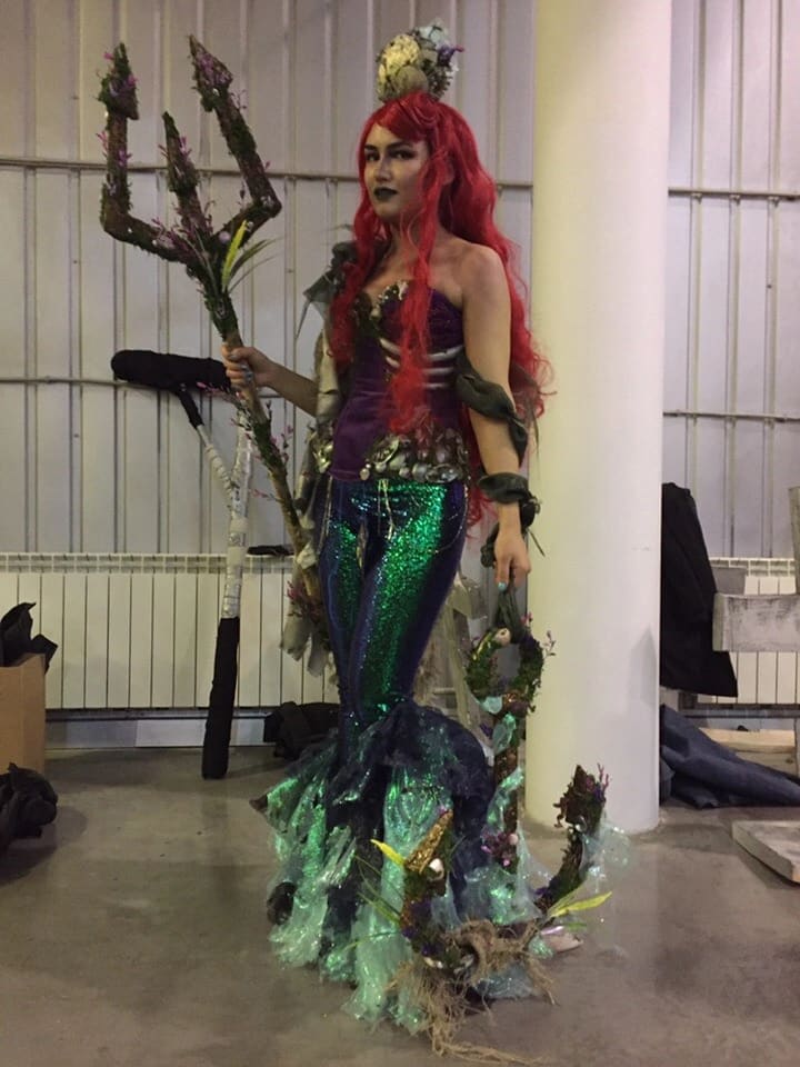 Mermaid / Halloween or horror original inspired by Disney Ariel  cosplay