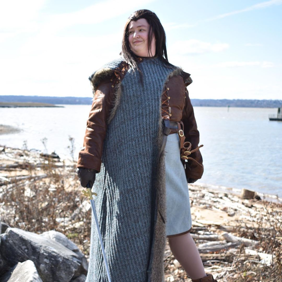 Arya Stark Fighting Cosplay Costume