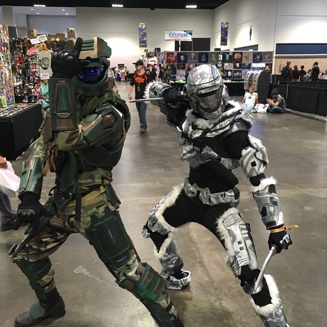 Arctic Spartan cosplay