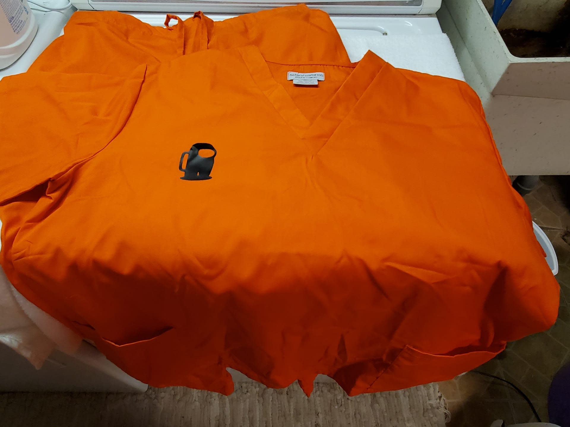 Orange from Among Us Costume Coscove