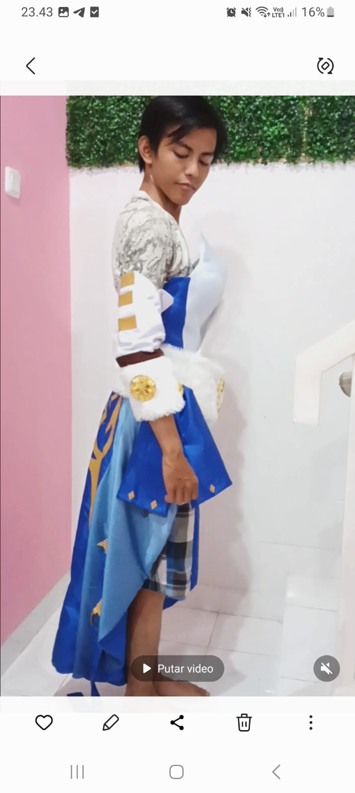 Custom cosplay costume