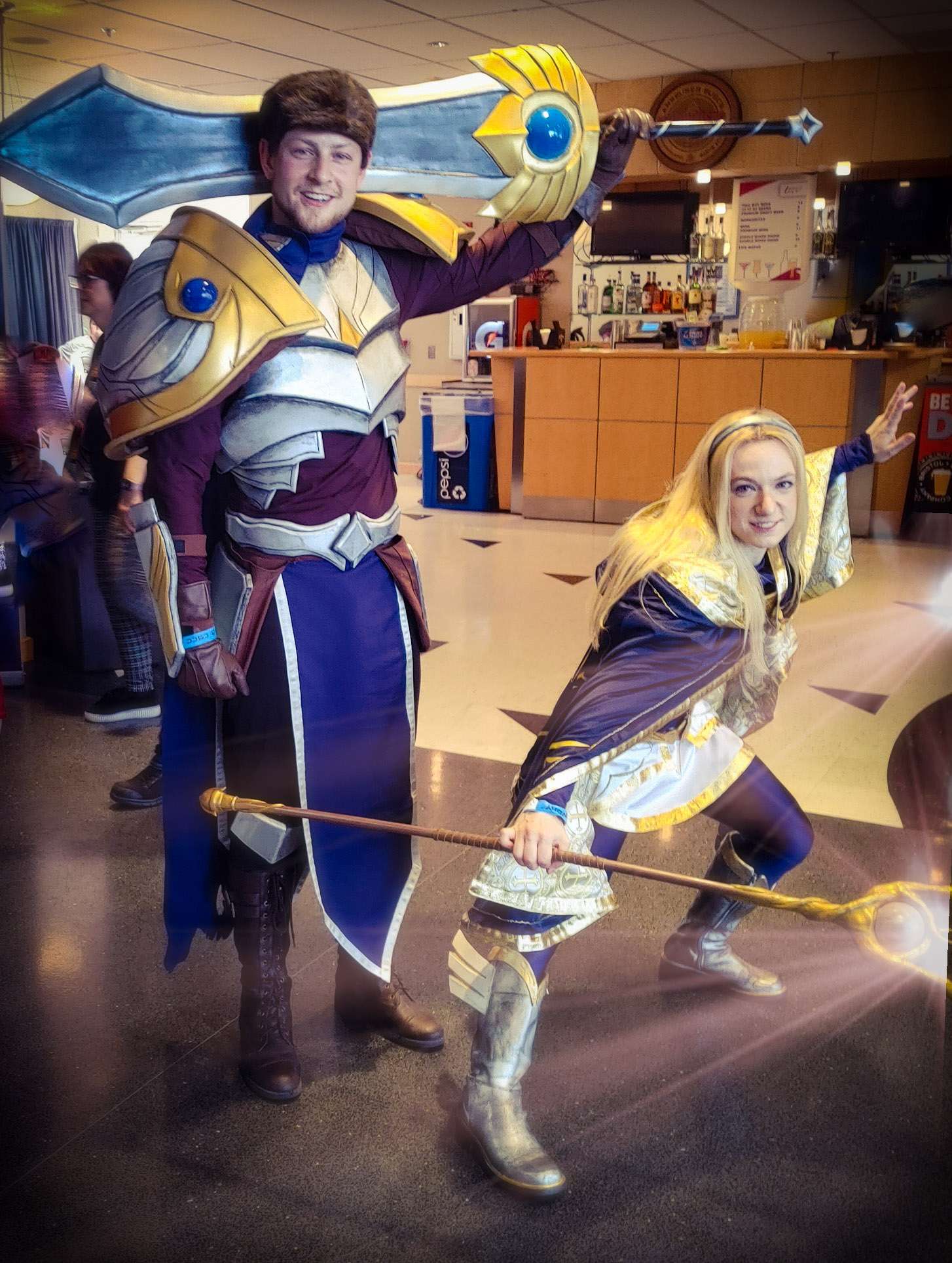 Lux and Garen cosplay