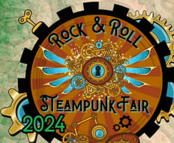 Rock & Roll Steampunk Fair logo