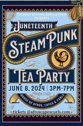 Juneteenth SteamPunk Tea Party logo