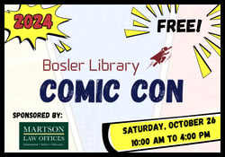 Bosler Comic Con logo
