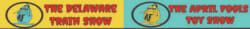 Delaware Train Show & April Fools Toy Show logo