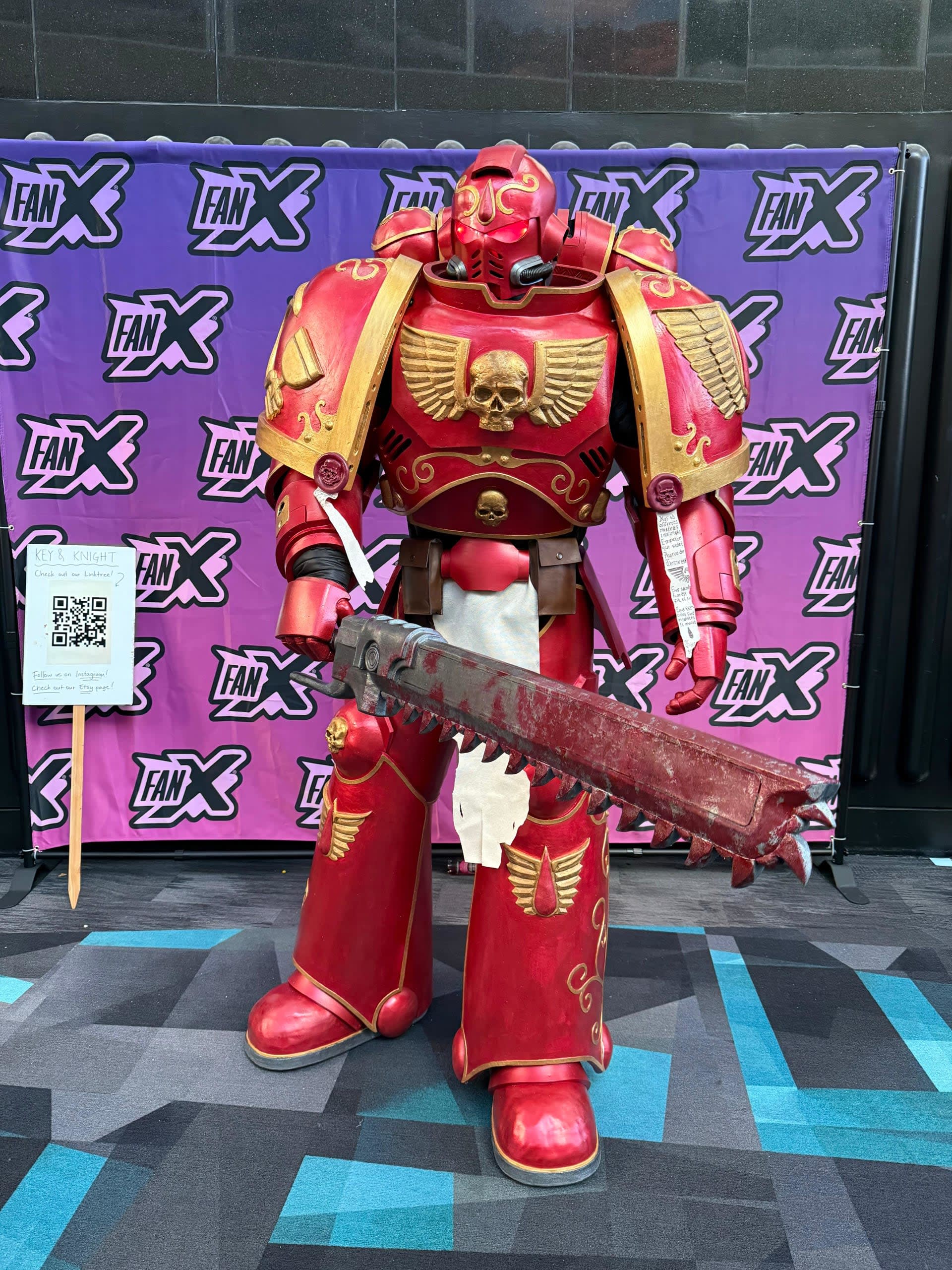 Blood Angel Space Marine cosplay
