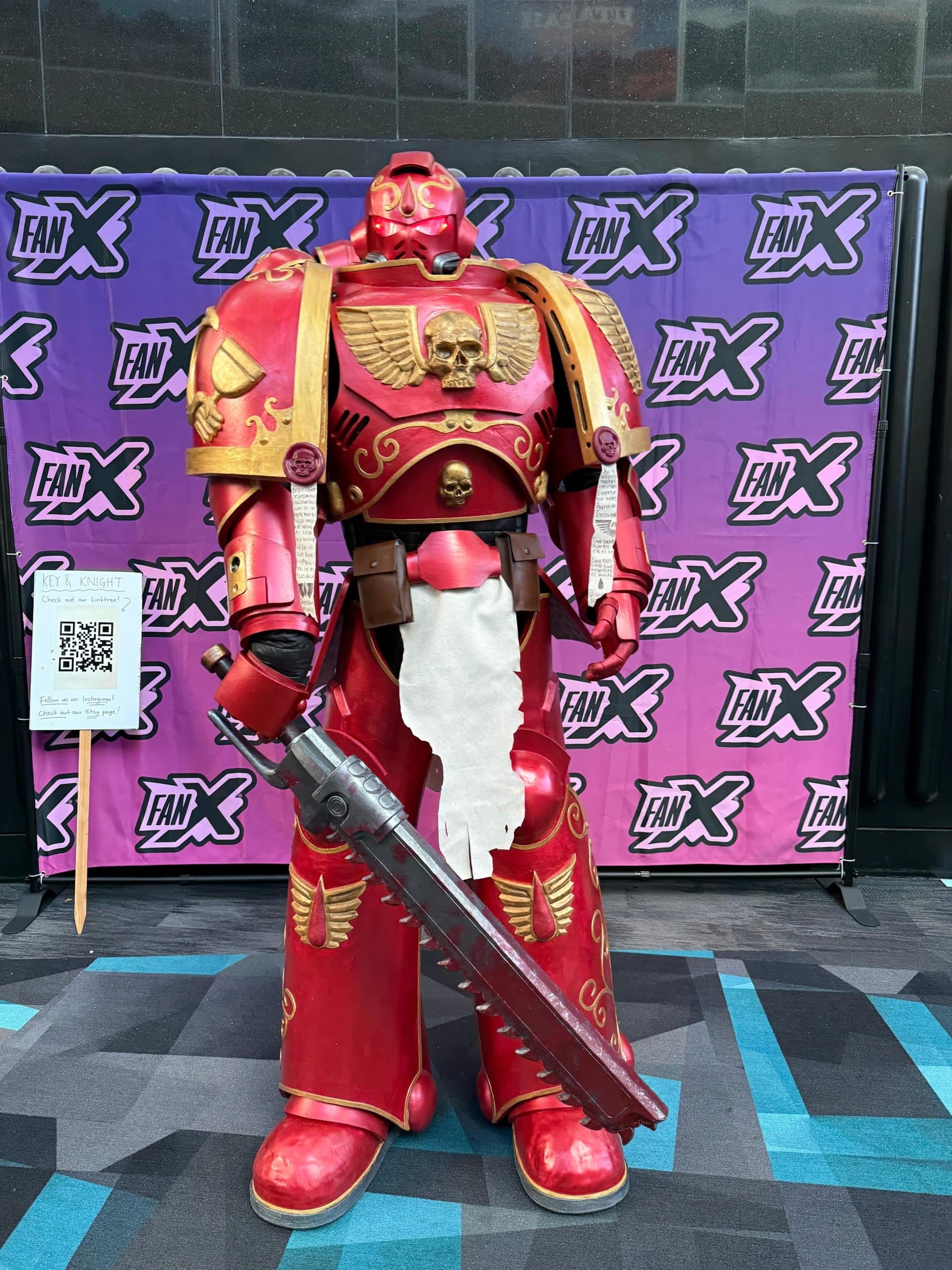 Blood Angel Space Marine cosplay