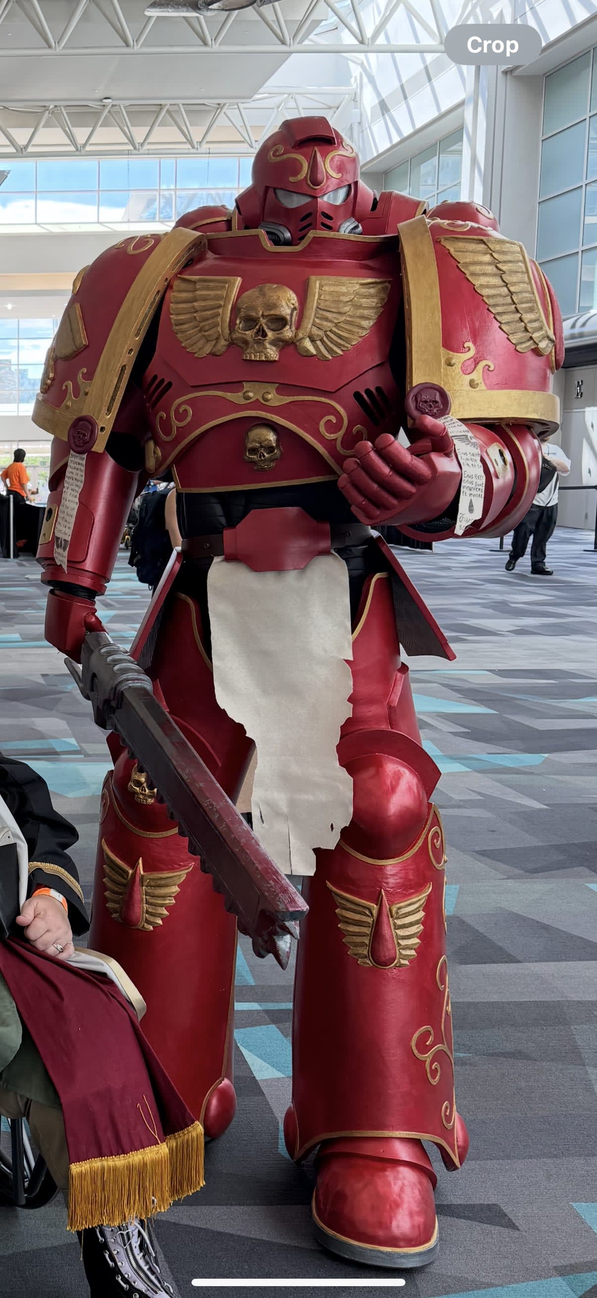 Blood Angel Space Marine cosplay