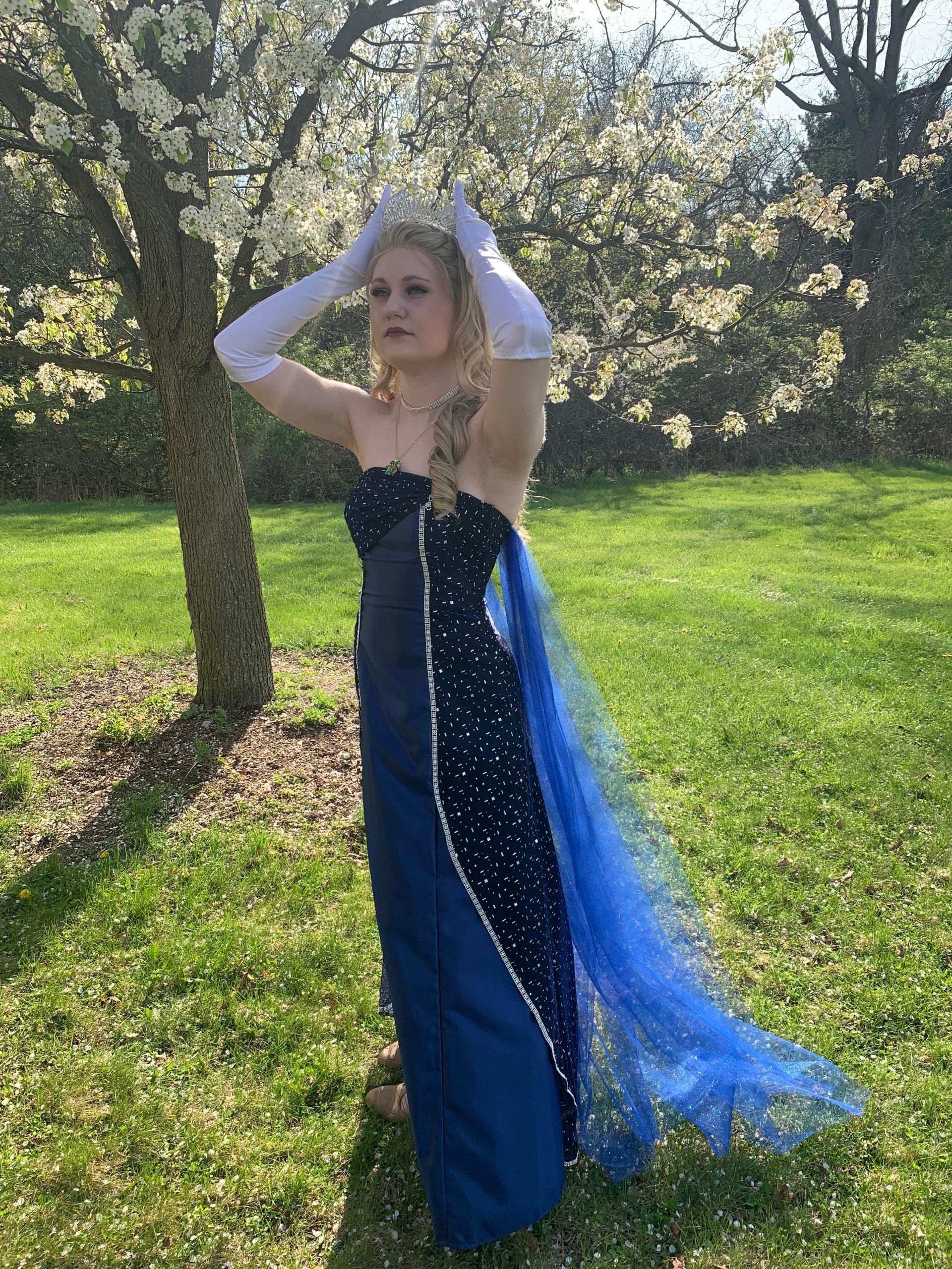 anastasia cosplay blue dress Anastasia Blue dress cosplay – MJcostume main image 1