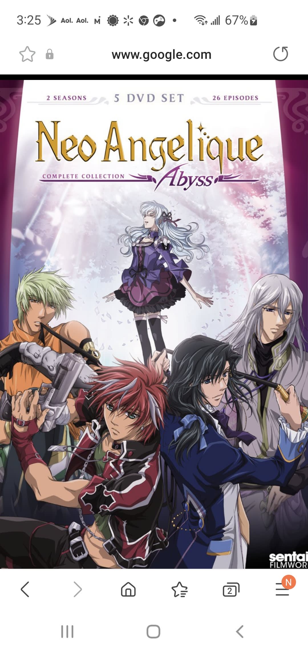 Angelique from Neo Angelique Abyss Costume - Coscove