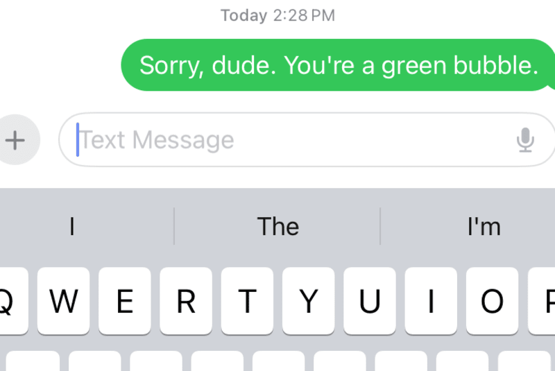 The Problem with iMessage