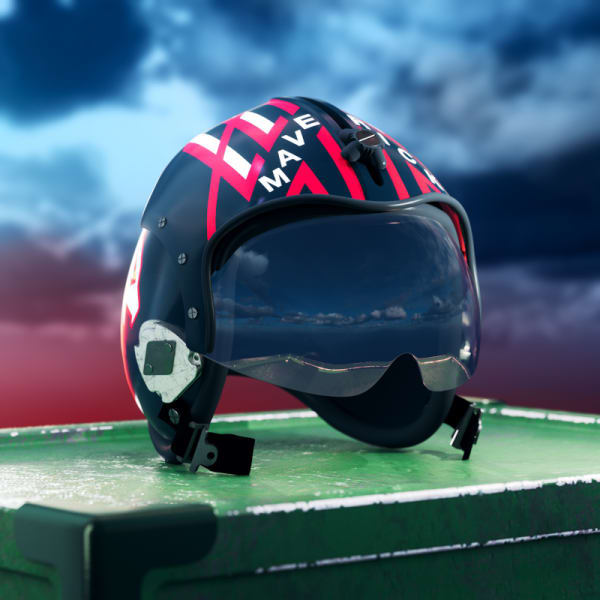 The “Maverick” helmet from the NFT collection