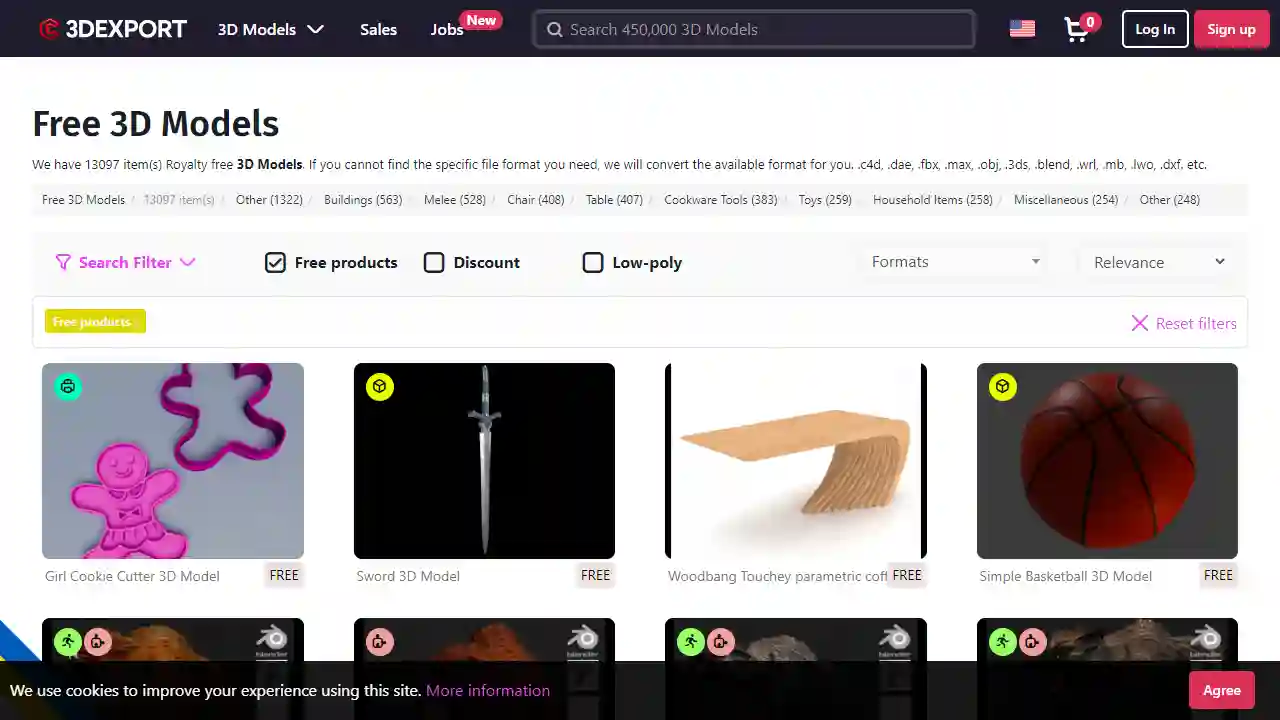 3DExport web preview