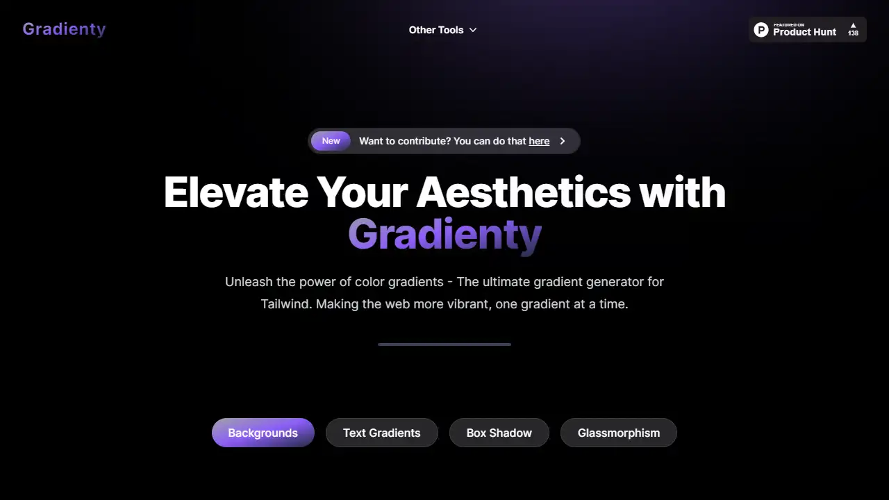 Gradienty web preview