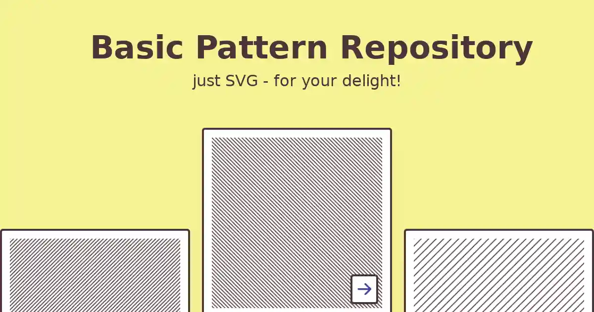 Basic Pattern Repository web preview
