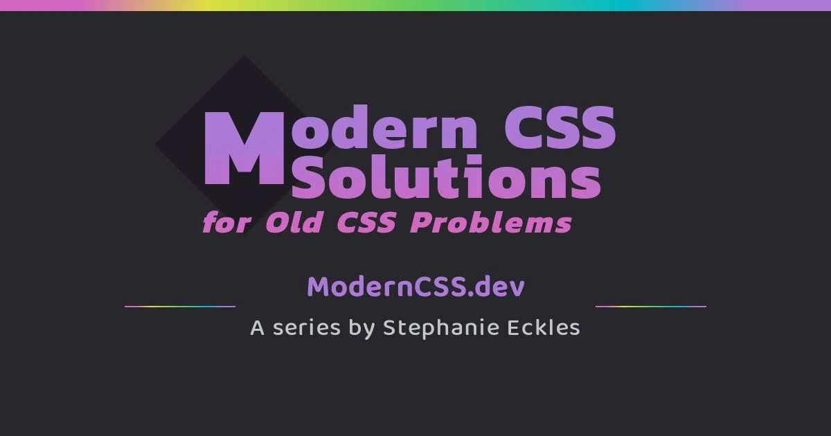 Modern CSS web preview