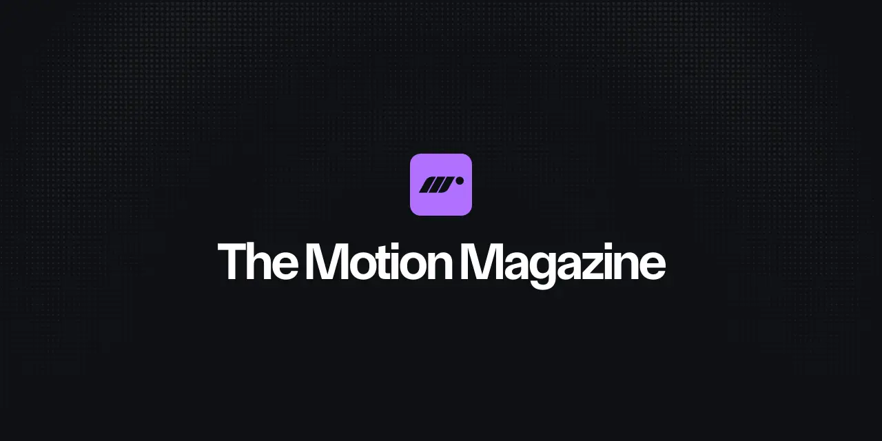Motion Magazine web preview