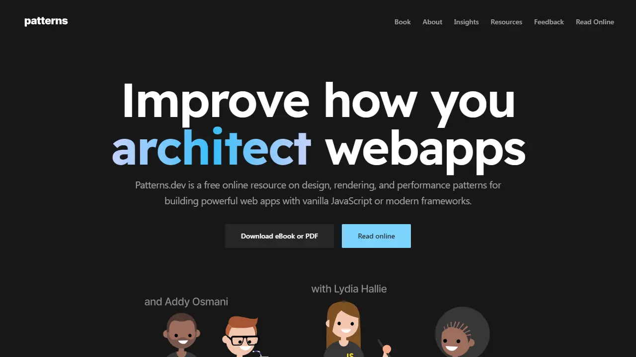 Patterns.dev web preview