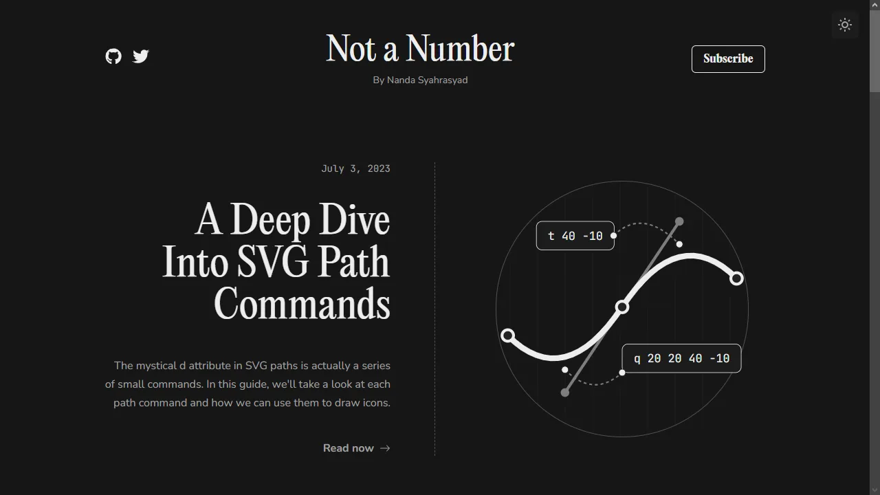 Not a Number web preview