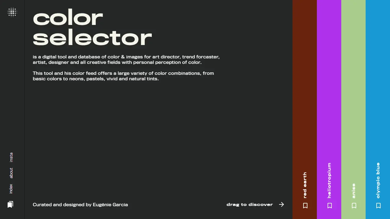 Color selector web preview