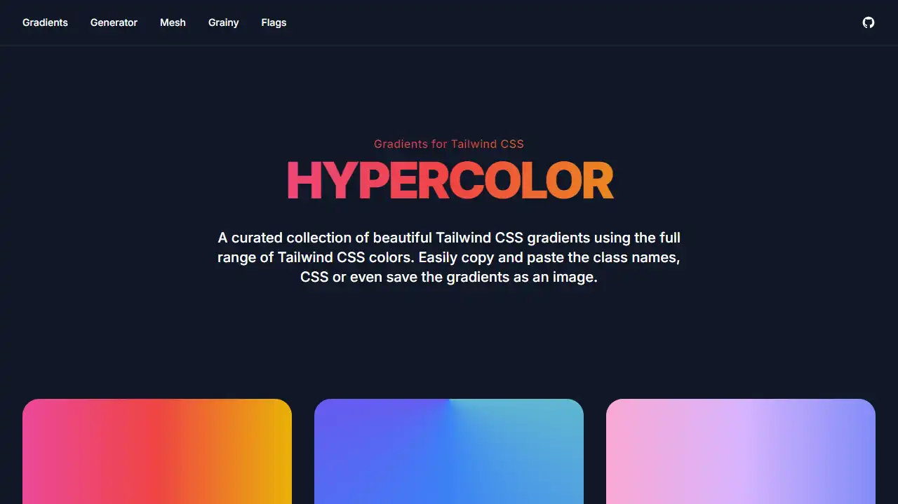 Hypercolor web preview