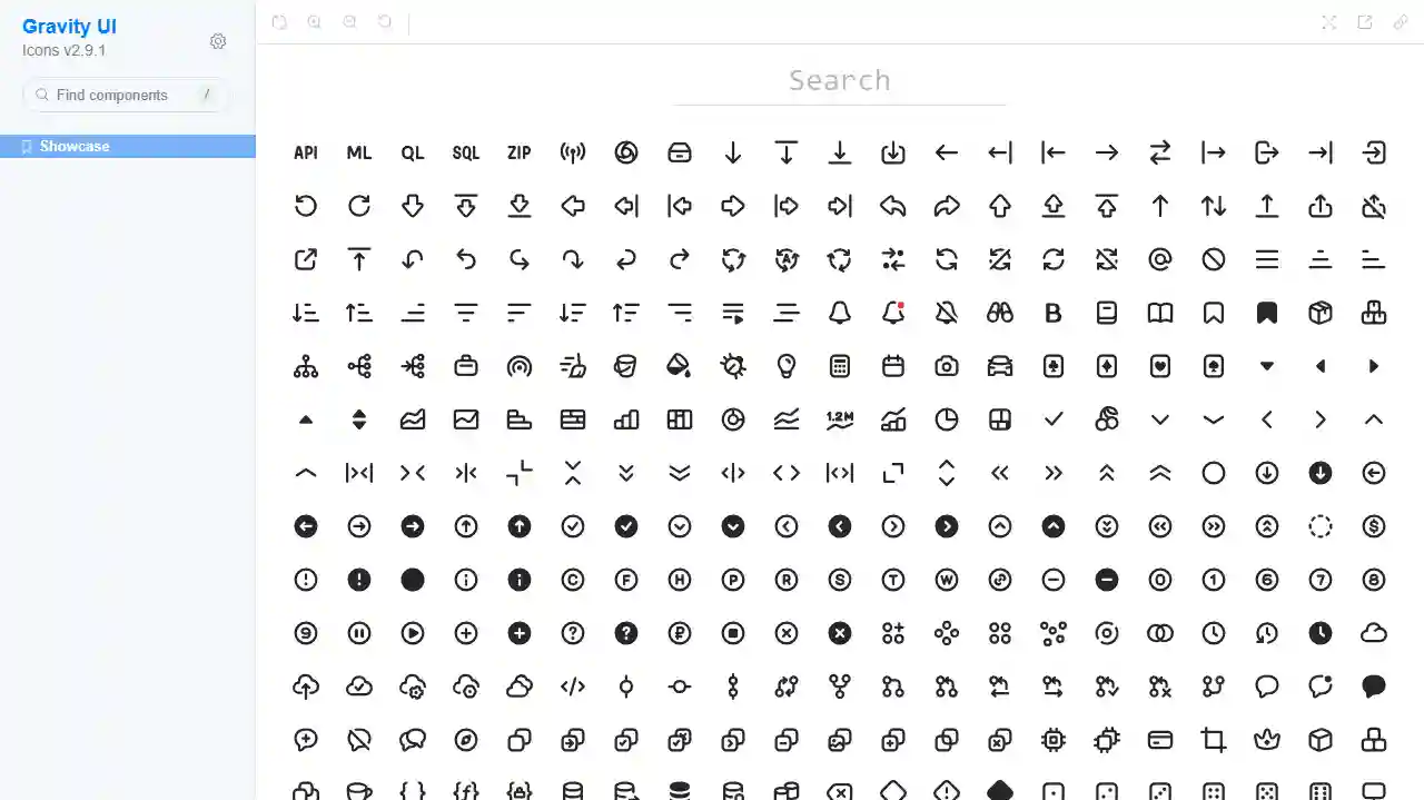 Gravity UI web preview
